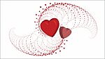 Hearts Love - Valentine`s Day - Illustration -  Stock Photo