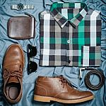 Hipster Clothes And Accessories Stock Photo
