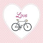 I Love Bicycle4 Stock Photo