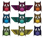 Indian Ornamental Ethnic Style Owl  Illustration Stock Photo