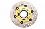 Isolated New Disc Brake For Motorcycle Stock Photo