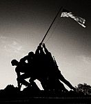 Iwo Jima Tribute Stock Photo