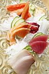 Japanese Sashimi Stock Photo