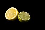 Lemon And Lime Stock Photo