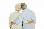 Loving Elder Couple Stock Photo