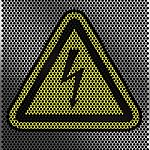 Metal Plate With Danger Stock Photo