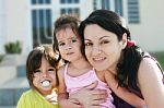 Mother And Daughters Stock Photo