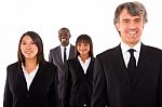 Multi-Racial Business Team Stock Photo