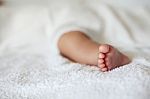 New Born Baby Feet, Footprint Stock Photo