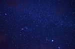 Night Sky With Stars Stock Photo