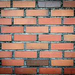 Old And Vintage Red Bricks Wall Stock Photo