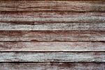 Old Red Wall Of Wood Stock Photo