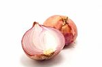 Onion Isolate On White Background Stock Photo