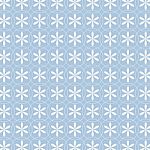 Pattern Of Blue Geometric Shapes In Japanese Style Stock Photo