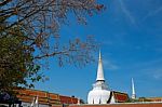 Phra Borom Mathat Pagoda Stock Photo