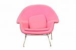 Pink Chair Isolated Stock Photo