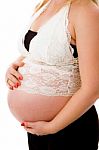 Pregnant Woman S Tummy Stock Photo