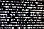 Random Computer Code With Word Virus Stock Photo