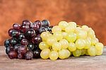 Red And White Grape Stock Photo
