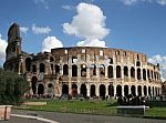 Rome's Colosseum Stock Photo
