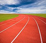 Running Track Stock Photo