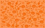 Scratched Halloween Background Stock Photo