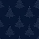 Seamless Pattern Christmas Tree Stock Photo
