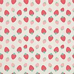Seamless Strawberry Pattern Stock Photo