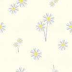 Seamless Wallpaper Daisy Stock Photo