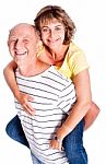 Senior Man And Woman  Stock Photo