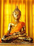 Sihing Buddha, The Ancient Buddha Of Thailand Stock Photo