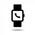 Smart Watch Icon  Illustration Eps10 On White Background Stock Photo