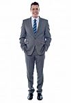 Smiling Businessman Stock Photo