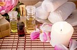 Spa Essential Oil. Aromatherapy Stock Photo