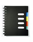 Spiral Notebook Stock Photo