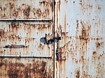 Stainless Steel Door Stock Photo