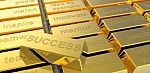 Success Of Gold  Stock Photo