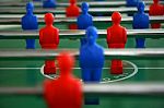 Table Football Stock Photo