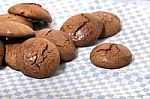 Tasty Carob Cookies Stock Photo