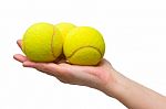 Tennis Balls Stock Photo