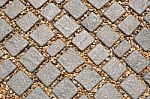 Texture Or Pattern Of Many Stone Walkway Stock Photo