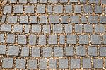 Texture Or Pattern Of Many Stone Walkway Stock Photo