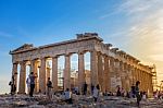 The Acropolis Of Athens Stock Photo