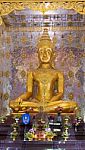 The Golden Buddha Statue Stock Photo