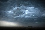 Thunderstorm Over The City Stock Photo