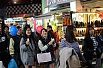 Tokyo, Japan - Nov 24 : Crowd At Takeshita Street Harajuku Stock Photo