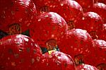 Tradition Red Chinese Lantern Stock Photo