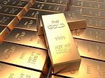 Univer Of Rows Of Gold Bars Stock Photo