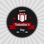 Valentine's Day, Greeting Card, Illustration Stock Photo