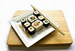 Veg Sushi Stock Photo